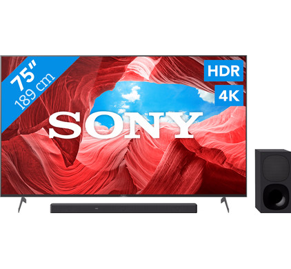 Sony KE-75XH9005P + Soundbar