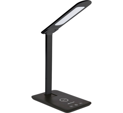 Elektrisch gokken Uitroepteken Soundlogic Bureaulamp met 10W draadloze oplader Zwart - Coolblue - Voor  23.59u, morgen in huis