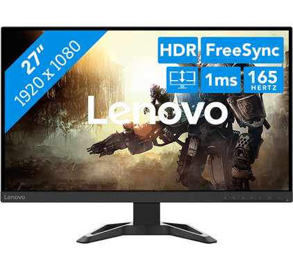 Lenovo G27-30 27 FHD Monitor (165Hz 4ms, HDMI DP, FreeSync, MPRT)