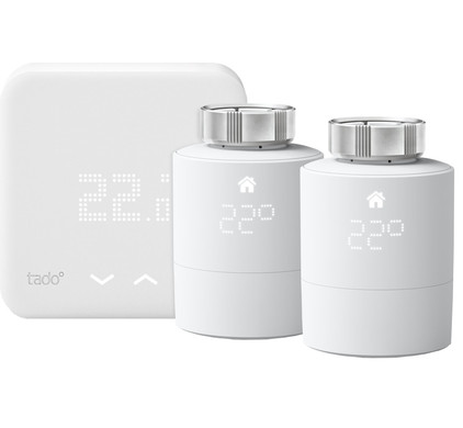 Tado Draadloze Slimme Thermostaat V3+ - 2 radiatorknoppen