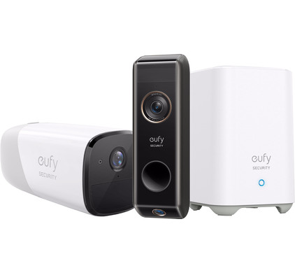 Eufycam 2 Pro + Eufy Video Doorbell Dual 2 Pro