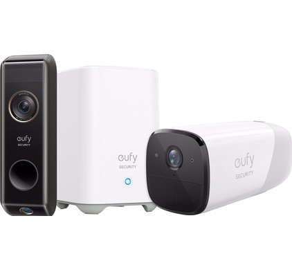 Eufycam + Eufy Video Doorbell Dual 2 Pro