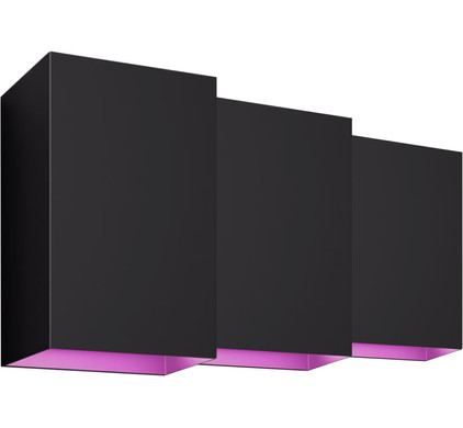 Philips Hue Resonate muurlamp White and Color zwart 3-pack