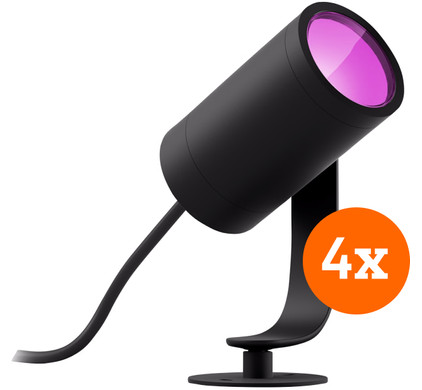 Philips Hue Lily Starter Pack White and Color prikspot 4-Pack