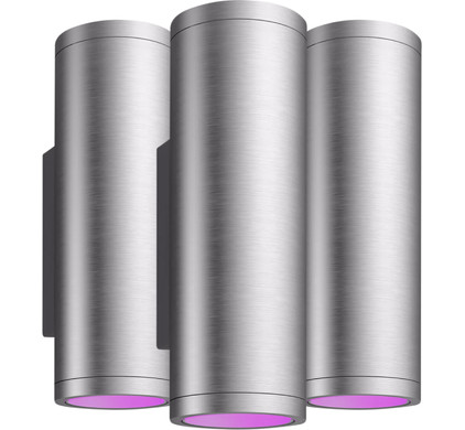 Philips Hue Appear muurlamp White & Color - RVS 3-Pack