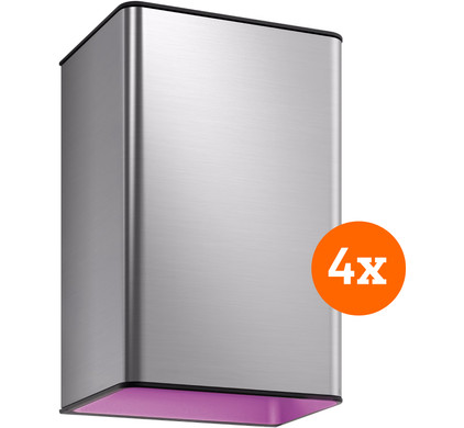 Philips Hue Resonate muurlamp White and Color aluminium 4-pack