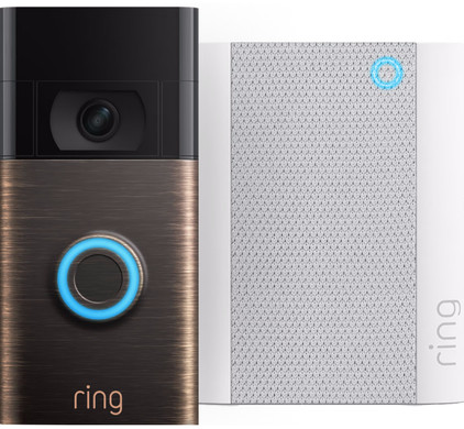 Ring Video Doorbell Gen. 2 Lichtbrons + Chime