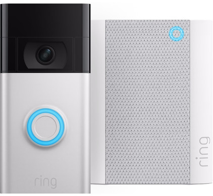 Ring Video Doorbell Gen. 2 Nikkel + Chime