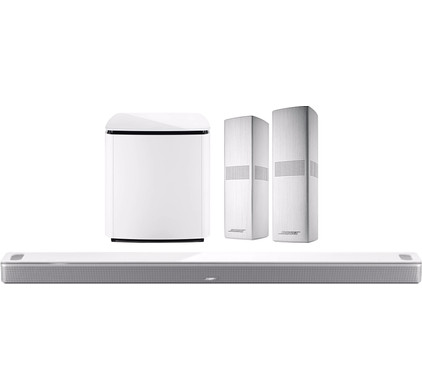 Bose Smart Soundbar 900 Wit + Bass Module 700 Wit + Surround Speakers 700 Wit