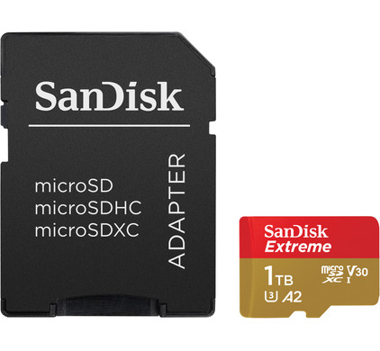 SanDisk MicroSDXC Extreme 1TB 190mb/s