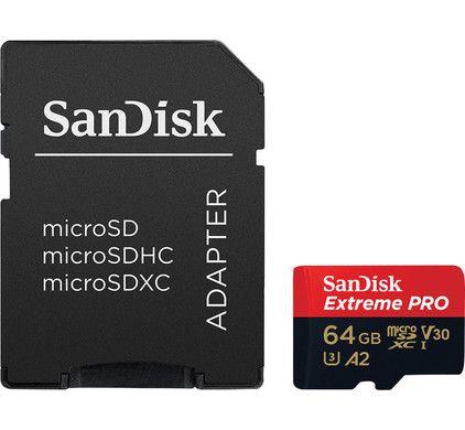 SanDisk MicroSDXC Extreme Pro 64GB 200mb/s