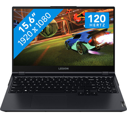 Lenovo Legion 5 15ACH6H 82JU019VMH - Ryzen 7 5800H, 16GB RAM, 512GB SSD, 15.6 inch Full HD 120 Hz scherm