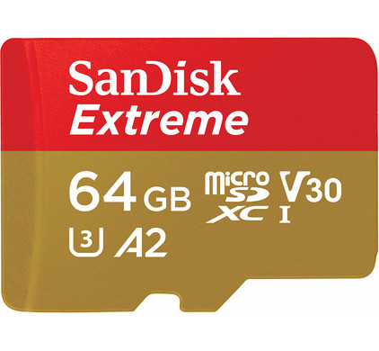 SanDisk MicroSDXC Extreme 64GB 170MB/s + SD Adapter