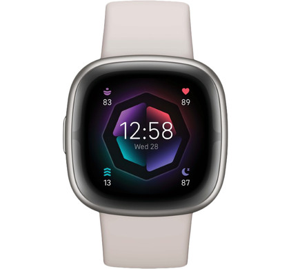 Fitbit Sense 2 Zilver/Wit