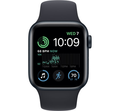 Apple Watch SE (2022) 4G 44mm Midnight Aluminium Midnight Sportband