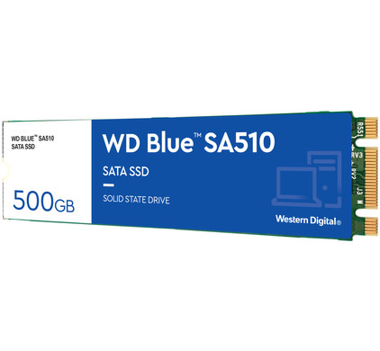 Opvoeding Arbitrage Christian WD Blue SA510 SATA M.2 SSD 500GB - Coolblue - Voor 23.59u, morgen in huis