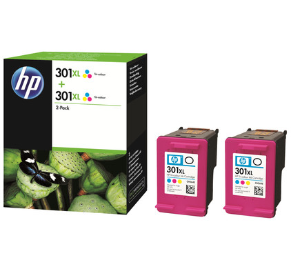 HP 301XL Cartridges Kleur Pack - - Voor 23.59u, morgen in huis