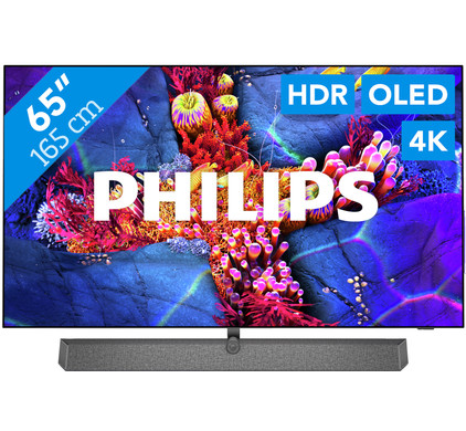 Philips 65OLED937 65 Ambilight OLED 4K TV with Soundbar at