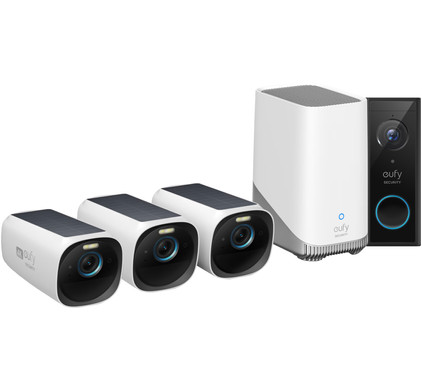Eufycam 3 3-pack + Video Doorbell Battery