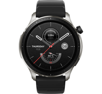 Amazfit GTR 4 Zilver/Zwart