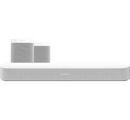 Sonos Beam Gen2 5.0 + One SL Wit (2x)