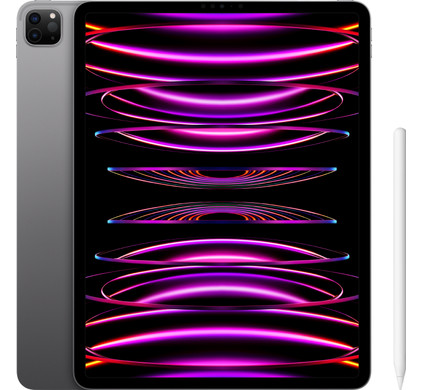 Apple iPad Pro (2022) 12.9 inch 128GB Wifi Space Gray + Apple Pencil 2