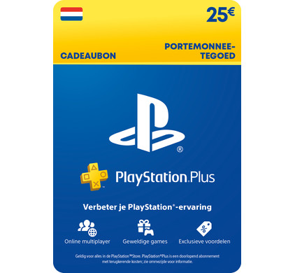 Componist Leuk vinden Ga trouwen 25 Euro PlayStation Store Tegoed Kaart - Coolblue - Voor 23.59u, morgen in  huis