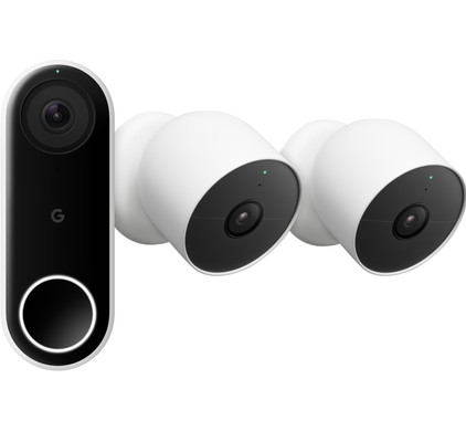 Google Nest Doorbell Wired + Google Nest Cam 2-pack