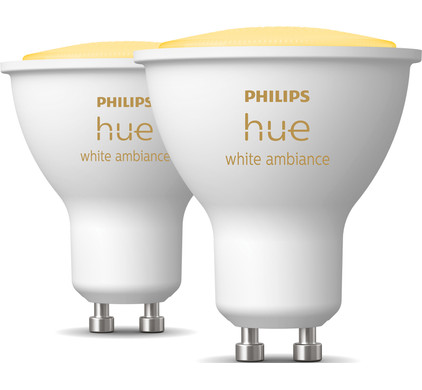 Philips Hue White Ambiance GU10 Duo pack