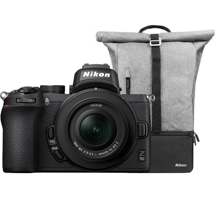 Nikon Z50 + 16-50mm f/3.5-6.3 VR + Backpack