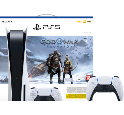 PlayStation 5 + God of War Ragnarok + Extra Controller Wit