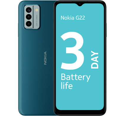 Nokia G22 128GB Blauw 4G Mobiele telefoons Coolblue
