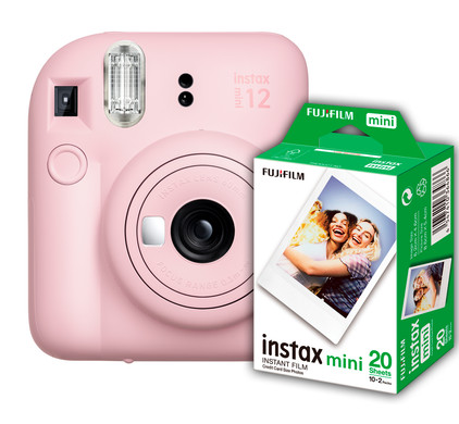 Fujifilm Instax Mini 12 Blossom Pink Bundel