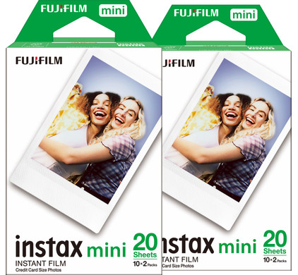 Fujifilm Instax Mini Colorfilm Glossy 10x2 Pak Duo Pack
