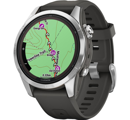 Garmin Fenix 7S Pro Solar Zilver 42mm