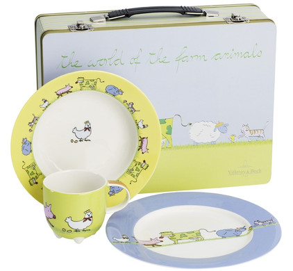 Villeroy & Boch Farm Animals Kinderservies 3-delig Coolblue - Voor 23.59u, in huis