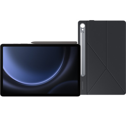 Samsung Galaxy Tab S9 FE 128GB Wifi Grijs + Book Case Zwart