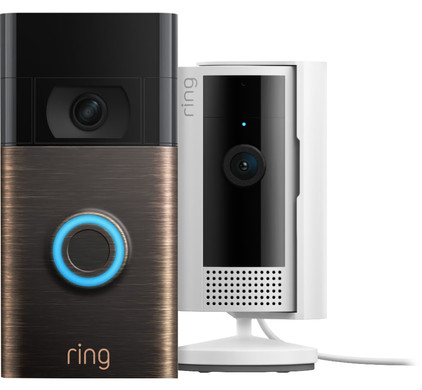 Ring Video Doorbell Gen. 2 Lichtbrons + Indoor Cam 2nd Gen