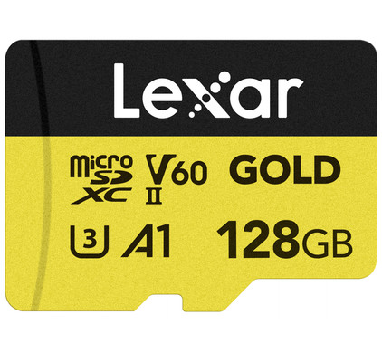 Lexar Professional MicroSDXC GOLD 128GB 280MB/s
