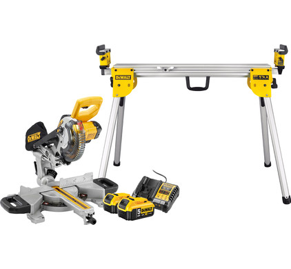DeWalt DCS365N-XJ 5,0 Ah Accu (2x) Starterspakket + DeWalt DE7033-XJ