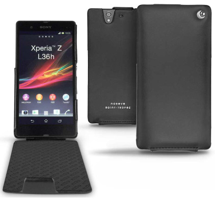 Noreve Tradition Leather Case Sony Xperia Z Black - Coolblue - 23.59u, morgen in huis