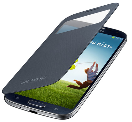Samsung Galaxy S4 S View Cover Zwart - Voor morgen in huis