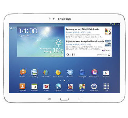 absorptie Oppervlakkig Vooruit Samsung Galaxy Tab 3 10.1 Wifi Wit - Tablets - Coolblue