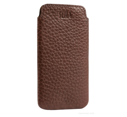 jas bodem Uitputting Sena UltraSlim Leather Pouch Apple iPhone 5 / 5S - Coolblue - Voor 23.59u,  morgen in huis