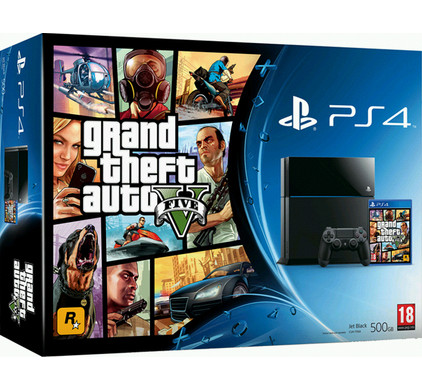 motor Buskruit Encommium Sony PlayStation 4 500 GB + Grand Theft Auto V - Coolblue - Voor 23.59u,  morgen in huis