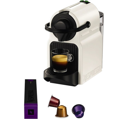 Andrew Halliday kamp winkelwagen Krups Nespresso Inissia XN1001 Wit - Coolblue - Voor 23.59u, morgen in huis