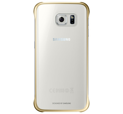 pantoffel Blootstellen patroon Samsung Galaxy S6 edge Clear Cover Goud - Coolblue - Voor 23.59u, morgen in  huis