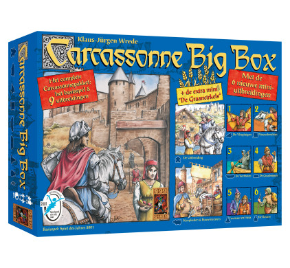 Vouwen Grootste Kinematica Carcassonne Big Box 2012 - Coolblue - Voor 23.59u, morgen in huis