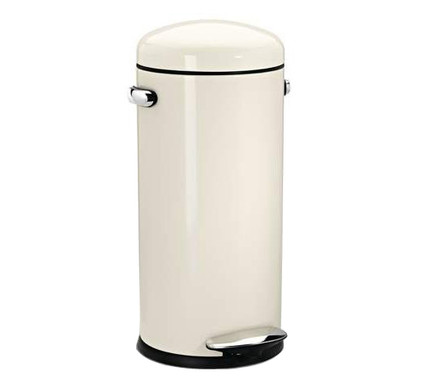 Lastig Isoleren gemakkelijk te kwetsen Simplehuman Retro Stepcan 30 Liter Crème - Coolblue - Voor 23.59u, morgen  in huis