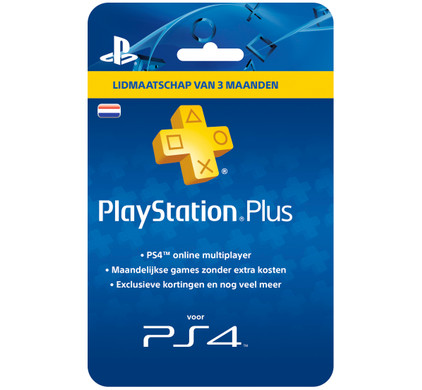 verkenner Verzakking schandaal PlayStation Plus Card 3 Maanden NL - Coolblue - Voor 23.59u, morgen in huis